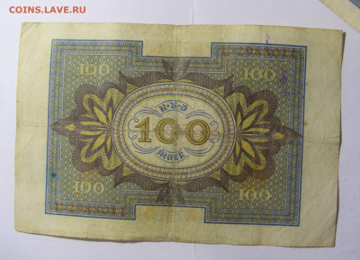 100 марок 1920 Германия (011) 14.01.22 22:00 М - CIMG9968.JPG