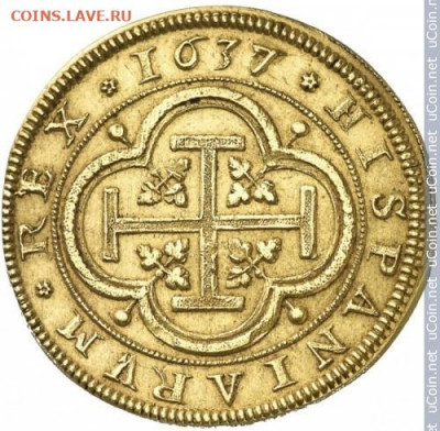 Досчитаем до 10 000 или более - spain-8-escudos-1637