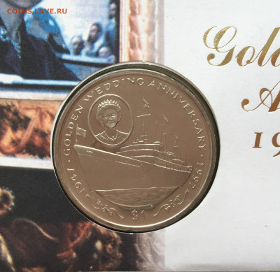 Конверт Крона Шайба Сьерра-Леоне 1 доллар 1997 Корабль - IMG_3477.JPG