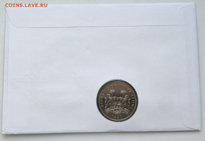 Конверт Крона Шайба Сьерра-Леоне 1 доллар 1997 Корабль - IMG_3480.JPG