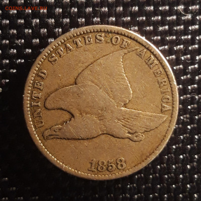 США 1 цент 1858, Flying Eagle, до 19.01.22 - 20210918_113517