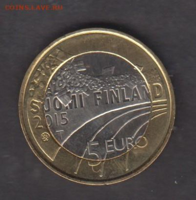 Финляндия 2015 5 евро спорт коньки до 19 01 - 3