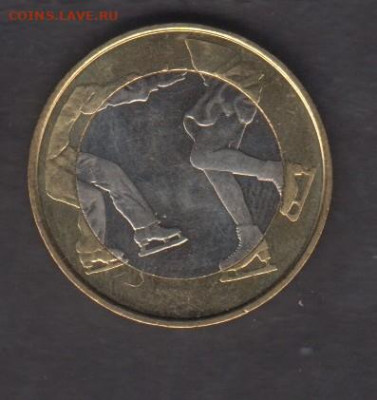 Финляндия 2015 5 евро спорт коньки до 19 01 - 3а