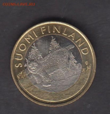 Финляндия 2015 5 евро фауна рысь до 19 01 - 9
