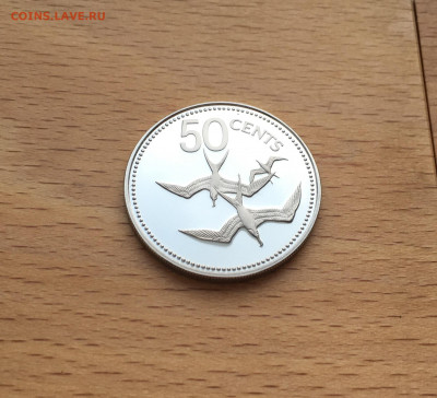 Белиз 50 центов 1979 Птицы Фауна Proof Пруф - IMG_3738.JPG