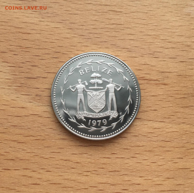 Белиз 50 центов 1979 Птицы Фауна Proof Пруф - IMG_3742.JPG