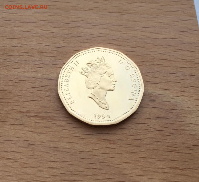 Канада 1 доллар 1994 Национальный мемориал Пруф Proof - IMG_4178.JPG