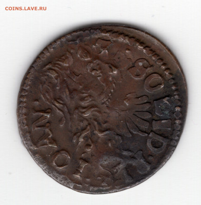 Польша, солид 1663, перечеканка на опознание - img084