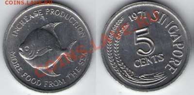>ФАО< Сингапур 5 центов 1971 до 12.11.11 22:00 - ФАО_Синг