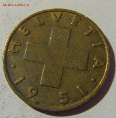 2 раппена 1951 Швейцария №1 22.01.2022 22:00 МСК - CIMG0634.JPG