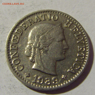 5 раппен 1939 Швейцария №2 22.01.2022 22:00 МСК - CIMG0734.JPG