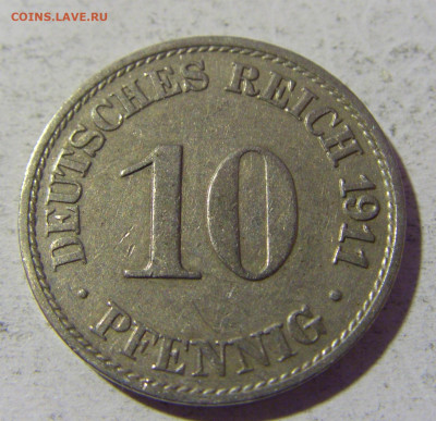 10 пфеннигов 1911 А Германия №2 22.01.2022 22:00 МСК - CIMG1128.JPG