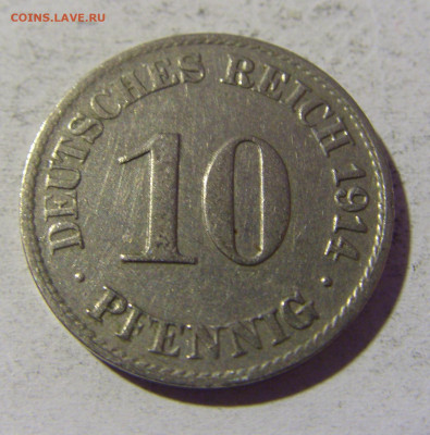 10 пфеннигов 1914 А Германия №2 22.01.2022 22:00 МСК - CIMG1152.JPG