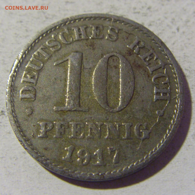 10 пфеннигов 1917 А Германия железо №1 22.01.2022 22:00 МСК - CIMG1160.JPG