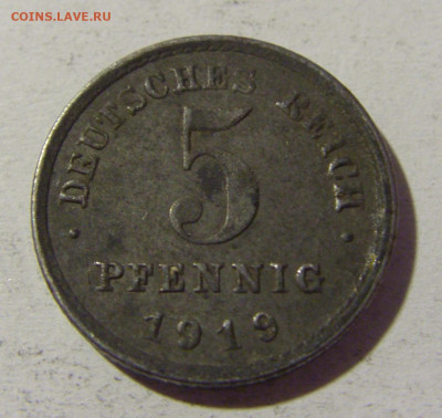 5 пфеннигов 1919 Е Германия №1 22.01.2022 22:00 МСК - CIMG1192.JPG