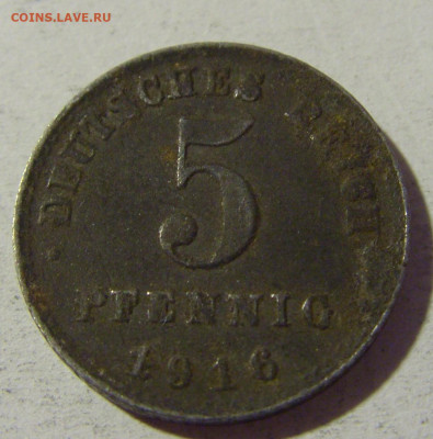 5 пфеннигов 1916 А Германия №1 22.01.2022 22:00 МСК - CIMG1196.JPG