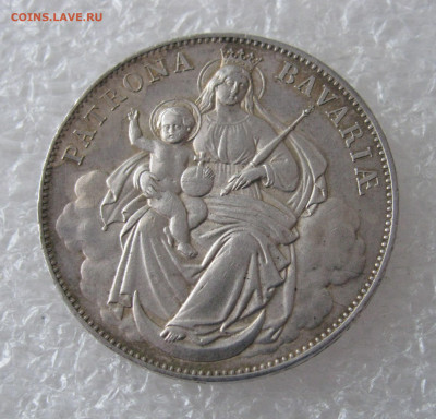 Королевство Бавария. Людвиг II. 1 ТАЛЕР 1865 года. - 1Тал1865 (5).JPG