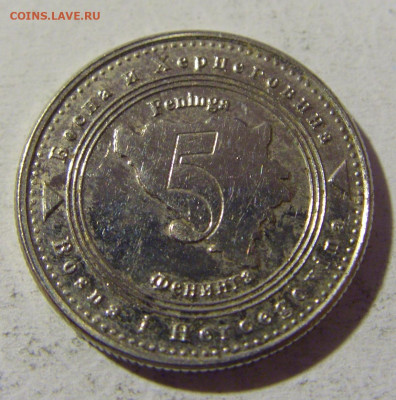 5 фенигов 2011 Босния и Герцеговина №2 22.01.2022 22:00 МСК - CIMG1324.JPG