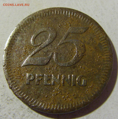 Нотгельд 25 пф 1919 Маннхайм №1 22.01.2022 22:00 МСК - CIMG1491.JPG