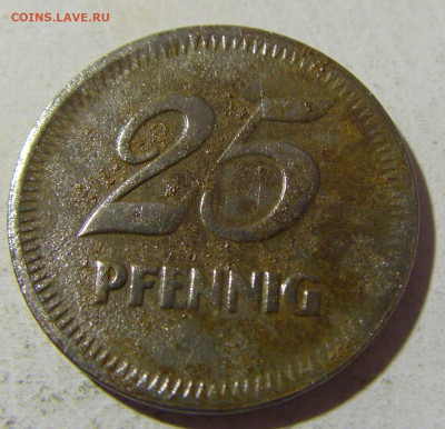 Нотгельд 25 пф 1919 Маннхайм №2 22.01.2022 22:00 МСК - CIMG1496.JPG