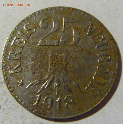 Нотгельд 25 пф 1918 Нейрод №1 22.01.2022 22:00 МСК - CIMG1512.JPG