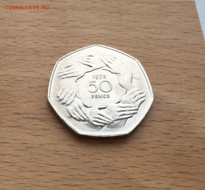 Великобритания 50 пенсов 1973 Вступление ЕЭС - IMG_4309.JPG