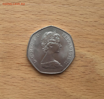 Великобритания 50 пенсов 1973 Вступление ЕЭС - IMG_4310.JPG