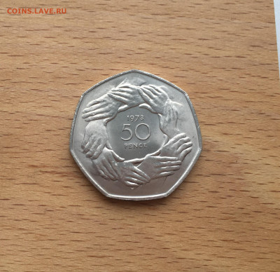 Великобритания 50 пенсов 1973 Вступление ЕЭС - IMG_4307.JPG