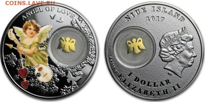 Две серебряные иностранные современные монеты (оценка) - 2 монета