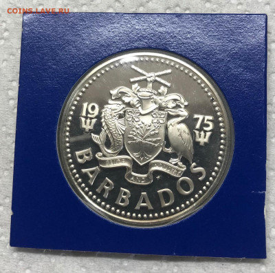 Барбадос 5 долларов 1975 Пруф до 21.30 МСК 23.01.22 - IMG_7997