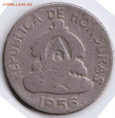 ГОНДУРАС 10 сентаво 1956 г. до 25.01.22 г. в 23.00 - 005