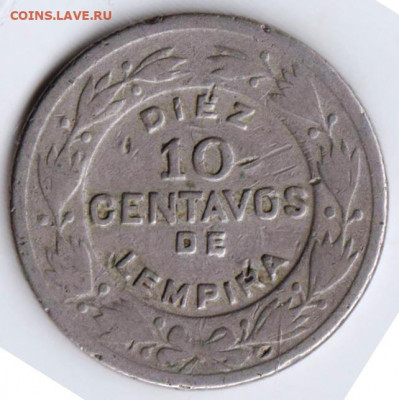 ГОНДУРАС 10 сентаво 1956 г. до 25.01.22 г. в 23.00 - 025