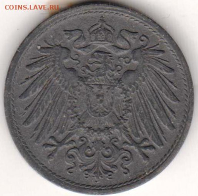 ГЕРМАНИЯ 10 пфеннигов 1920 г.  до 26.01.22 г. в 23.00 - 010