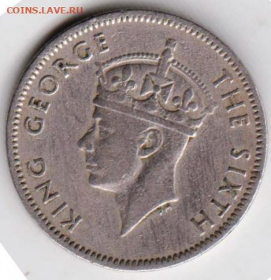 МАВРИКИЙ квотер рупии 1950 г. до 27.01.22 г. в 23.00 - 019