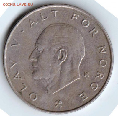 НОРВЕГИЯ 1 крона 1983 г. "К" до 27.01.22 г. в 23.00 - 020