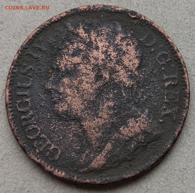 Ирландия 1 пенни 1823 Георг IV до 22-00 25.01 - PXL_20220121_082844454.MP_2