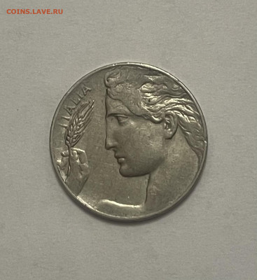 Италия 20 чентезимо 1921 - A3AB3372-9224-4029-AC3F-12656ADDE95E