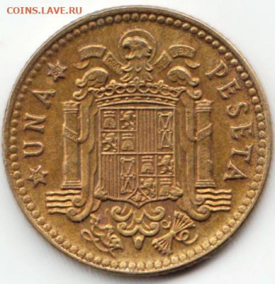 ИСПАНИЯ 1 песета 1975 г. до 29.01.22 г. в 23.00 - 025