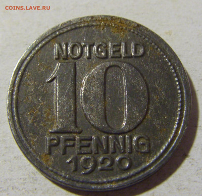 Нотгельд 10 пф 1920 Кобленц Германия №1 29.01.2022 22:00 МСК - CIMG1524.JPG