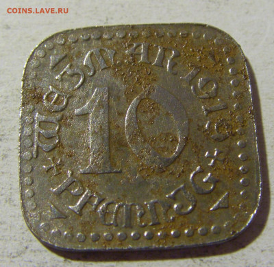 Нотгельд 10 пф 1919 Веймар Германия №1 29.01.2022 22:00 МСК - CIMG1540.JPG