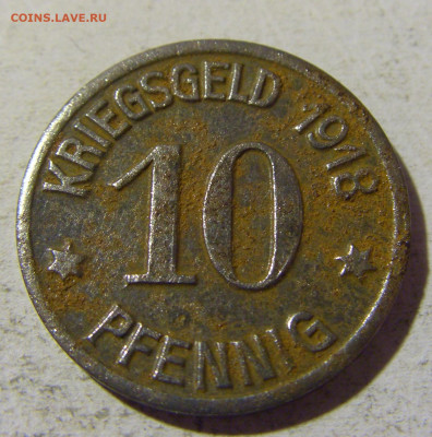 Нотгельд 10 пф 1918 Лослау №1 29.01.22 22:00 М - CIMG1612.JPG