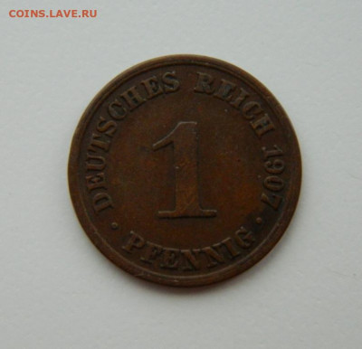 Германия 1 пфенниг 1907 г. "А" до 27.01.22 - DSCN2451.JPG