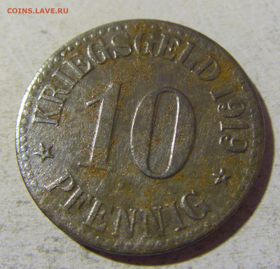 Нотгельд 10 пф 1919 Кассель №1 29.01.22 22:00 М - CIMG1656.JPG