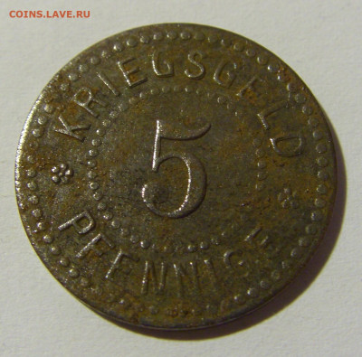 Нотгельд 5 пф 1917 Вальдшат №1 29.01.22 22:00 М - CIMG1724.JPG