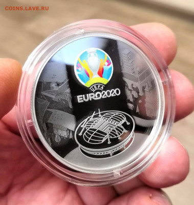 3 рубля 2021 Банк России. EURO-2020.Серебро. Proof. - IMG_20220123_163253