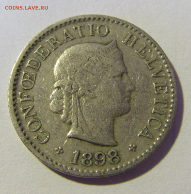 5 раппен 1898 Швейцария №1 29.01.22 22:00 М - CIMG1806.JPG