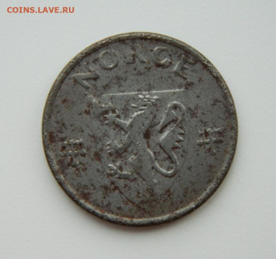Норвегия 5 эре 1944 г. (Железо) до 27.01.22 - DSCN2426.JPG