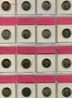 Коллекция шиллингов Великобритании 1953-66 гг. Pruff ; UNC - img339