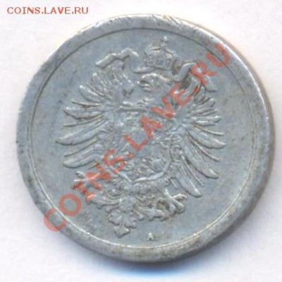 Германия 1  пфеннинг  1917 г.До 11.11.11 г. 21-00 МСК. - Германия 1.j1