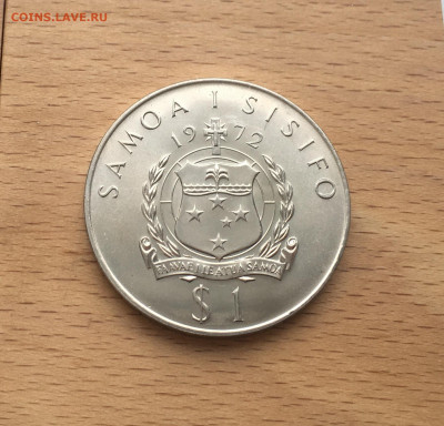 Крона Шайба Самоа 1 Тала 1972 250 лет открытию Самоа Корабль - IMG_4735.JPG